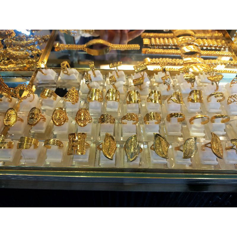 cincin model cantik emas asli kadar 375