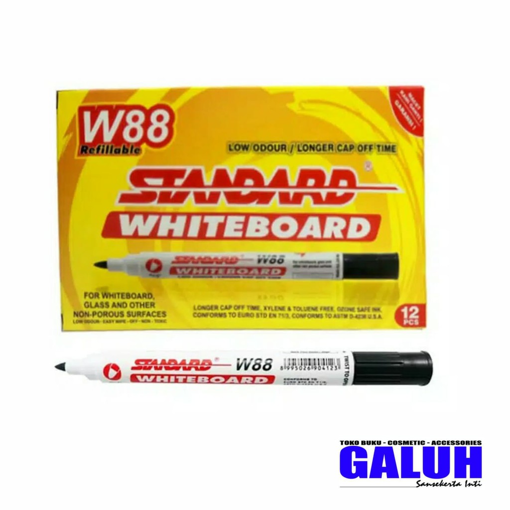 

Spidol Whiteboard W88 Hitam Standard