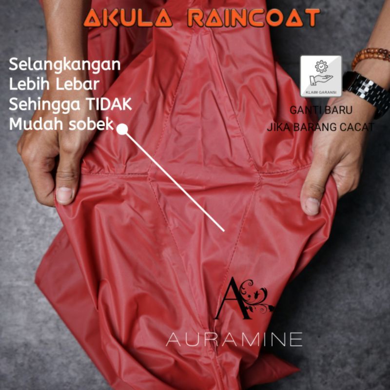 Jas Hujan BY AKULA Stelan jaket celana Pria/ Wanita