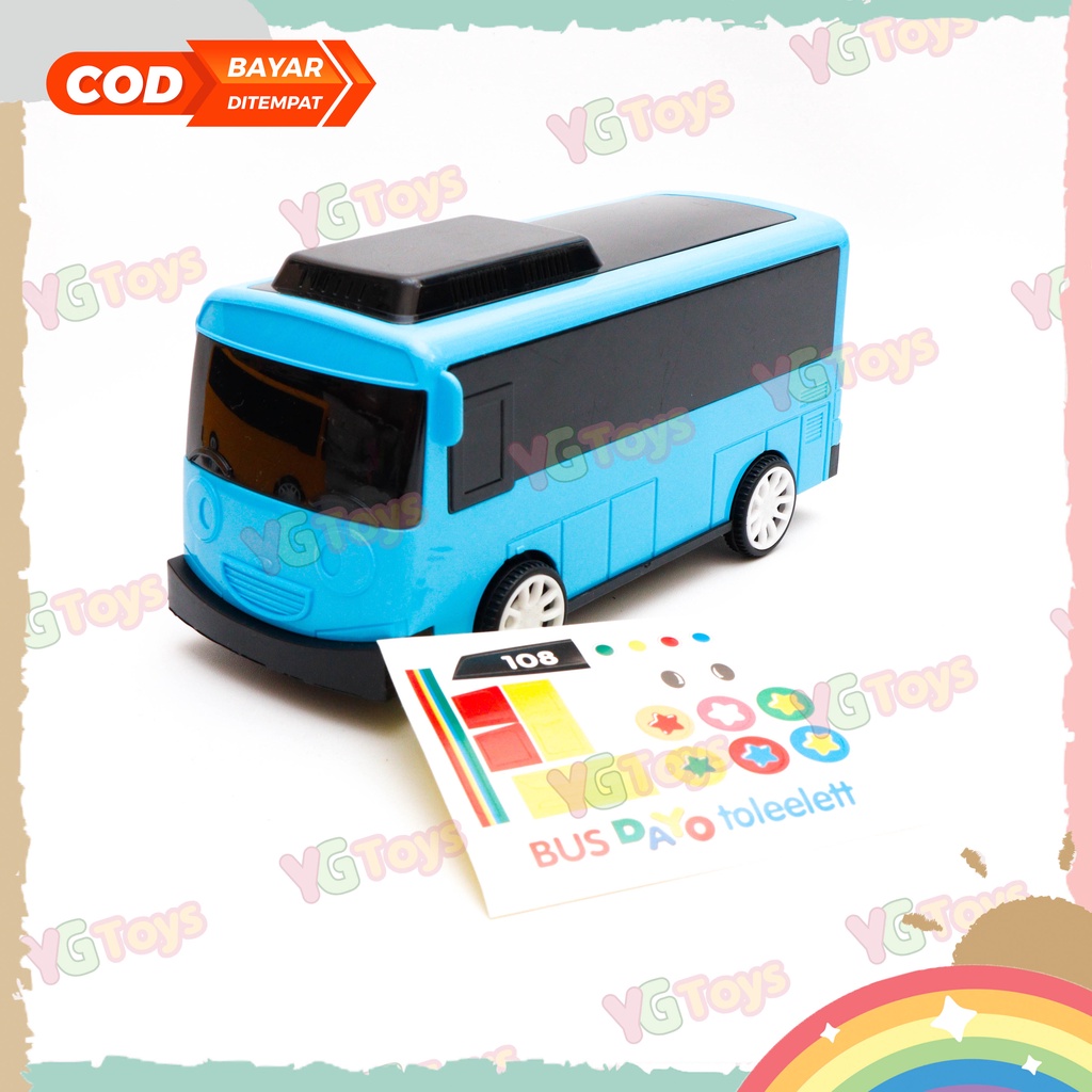 YGtoys Mainan Mobil Tayo Besar Jumbo The Little Bus Bis Tayo Mainan Anak Mobilan Dorong