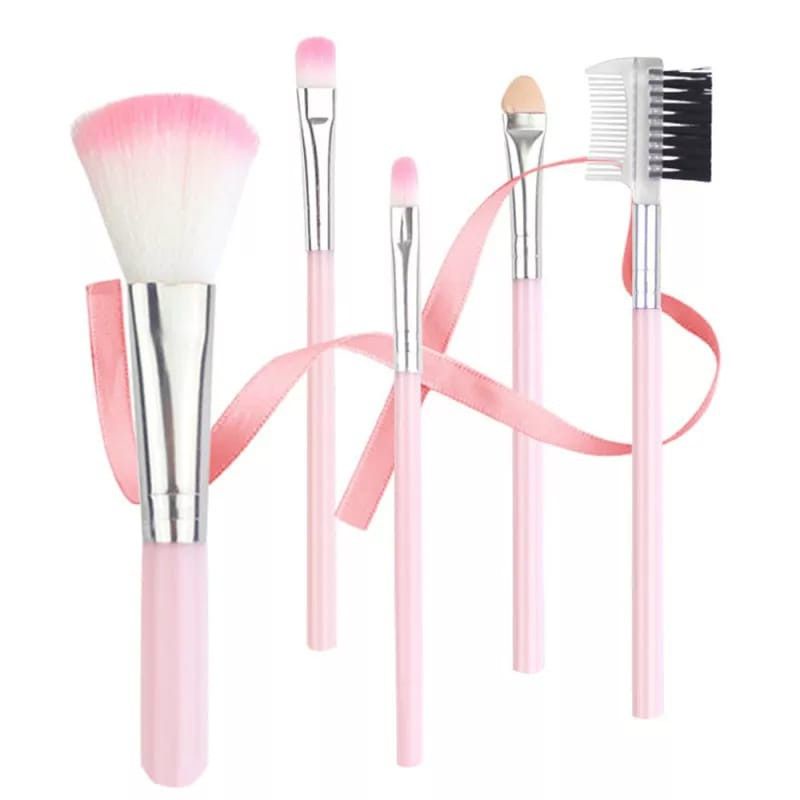 Make Up Brush H71 Set 5 in 1 Packingan Tas / Make Up Tools / Brush / Kosmetik Murah 5 Set