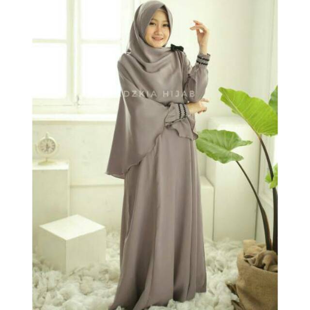 Gamis Manisqu Plum By Adzkia Hijab Syari