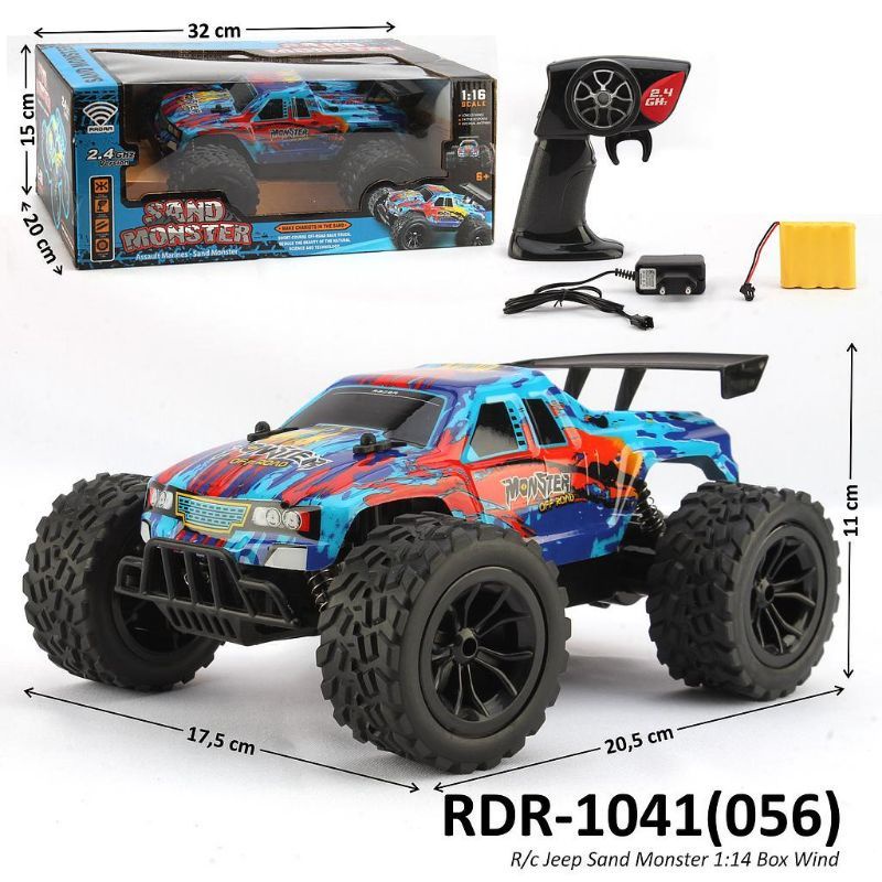 Jual Mobil Remot Control Sand Monster 1:16 Rc offroad tahan banting ...