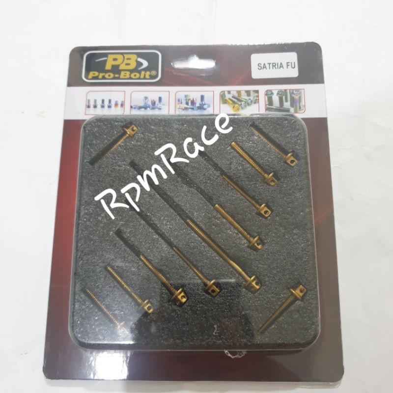 Baut Probolt Flower Satria Fu Bak Kopling Kiri Kanan baut probolt satria fu isi 21pc