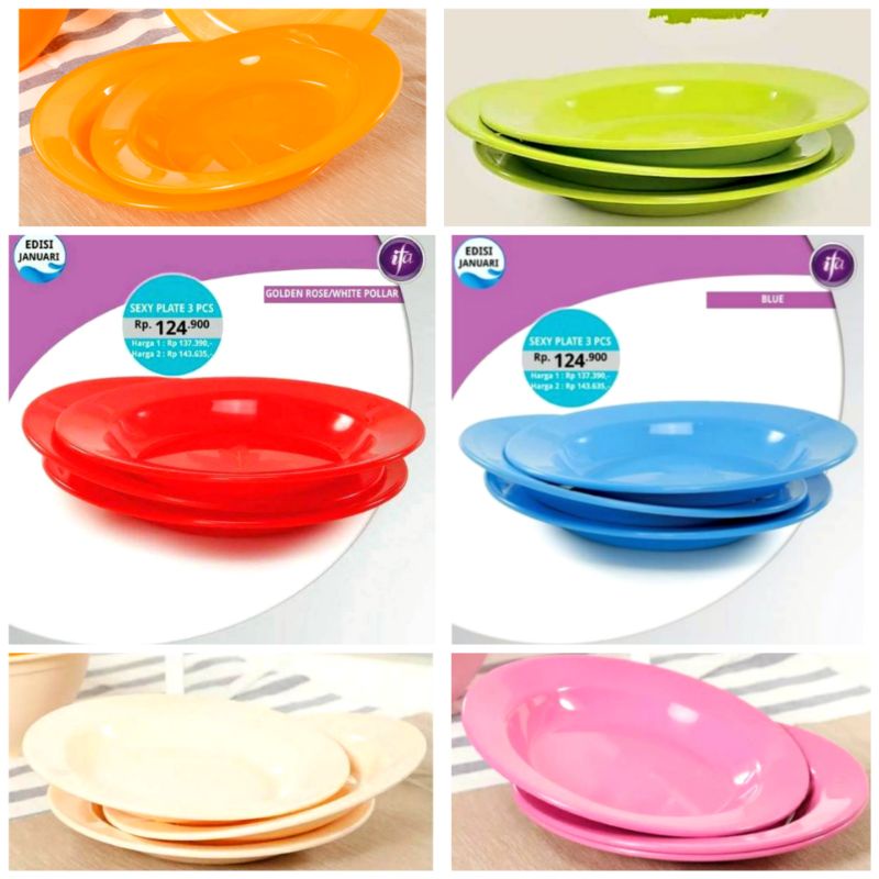 Piring ifa cookware / sexy plate  3 pcs