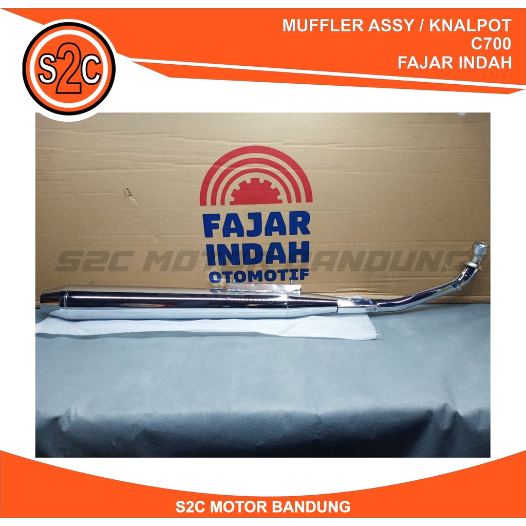 MUFFLER KNALPOT HONDA C700 FAJAR INDAH