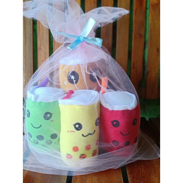 BANTAL BOBA BERANAK 3 MINI FREE JARING