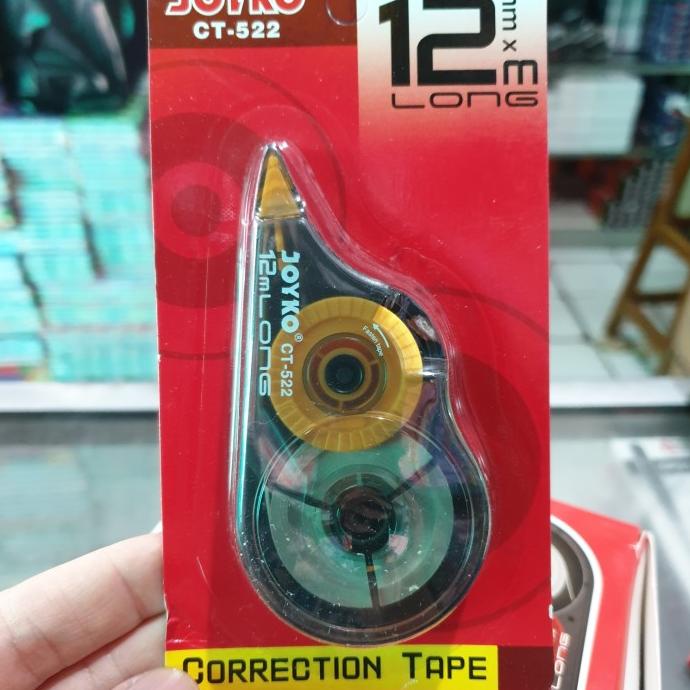 

[COD] CT-522 tipex rol12 meter Joyko STOK TERBATAS Kode 1140
