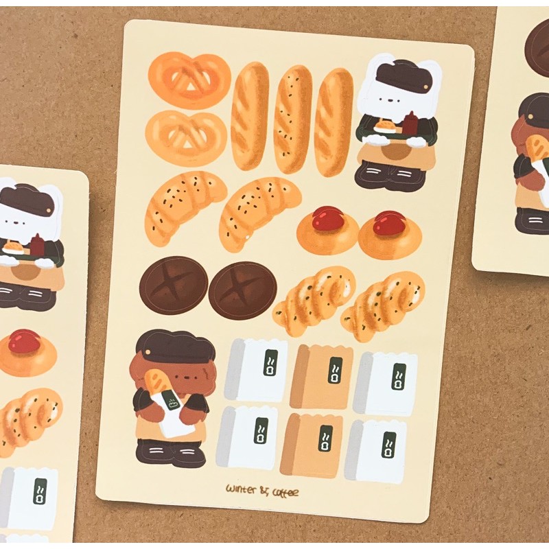 BAKERY STICKER SET