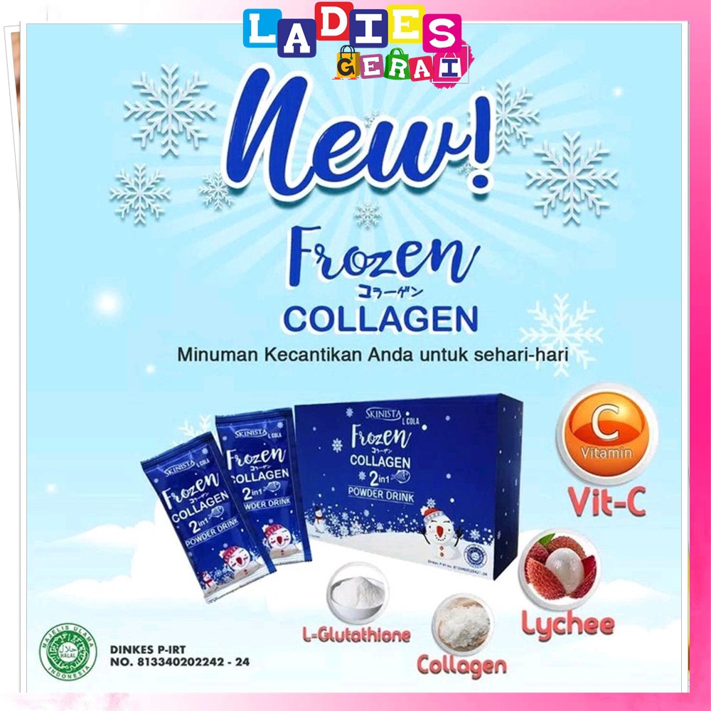 [Sachet]Frozen Collagen Bpom / Frozen Collagen 2In1 Skinista Bpom