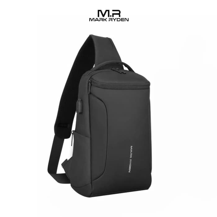 Mark Ryden MR7069 Crossbody Shoulder Bag - Tas Selempang Sling - BLACK