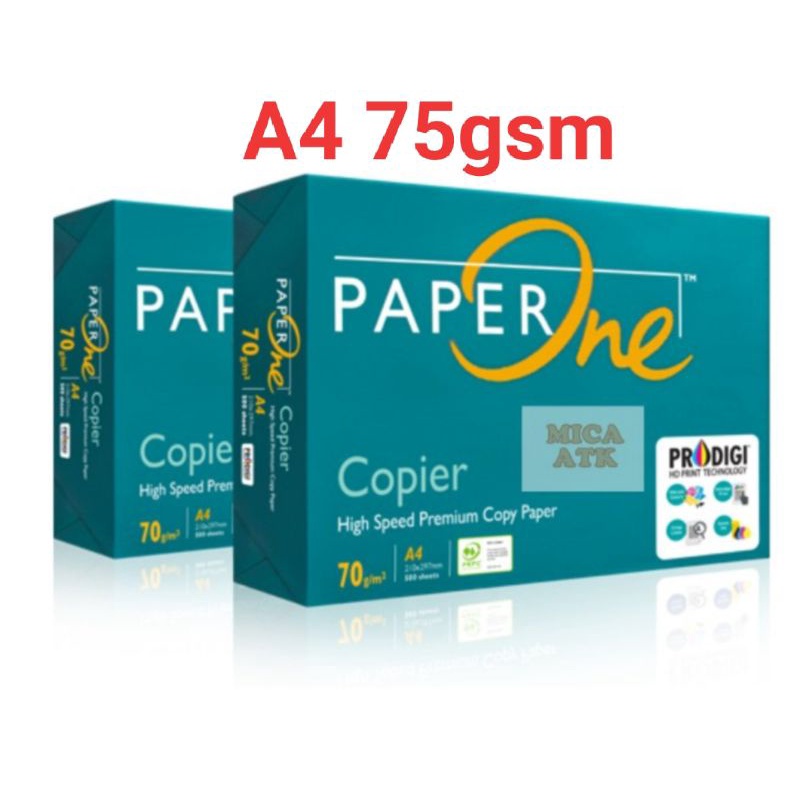 

Kertas HVS Pint dan Poto Copy PAPER One A4 75 gsm