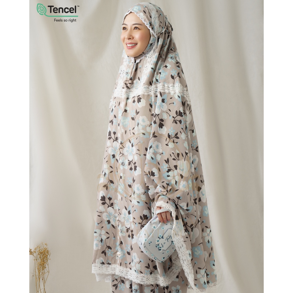 Mukena Blossom Abu - Mukena 2 in 1