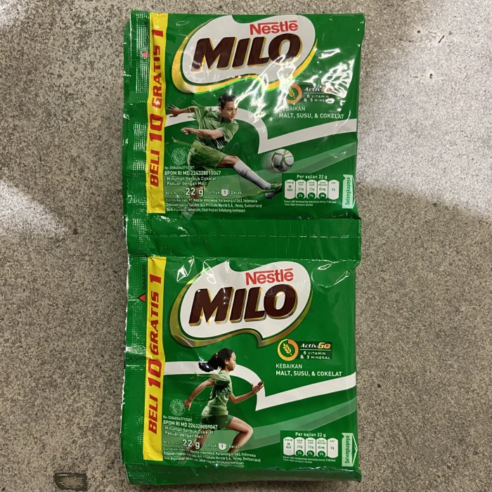 

ds211vz Milo Sachet Susu Bubuk 1 Renceng Isi 11 Sachet 22Gr 22 Gram Xa201As