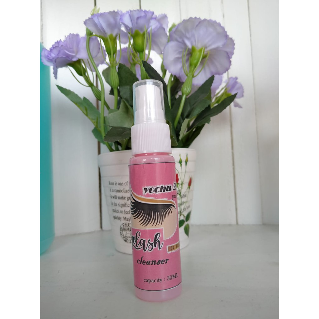 Primer Eyelash Cleanser Eyelash Extension yochu / Pembersih Bulu Mata eyelash pink