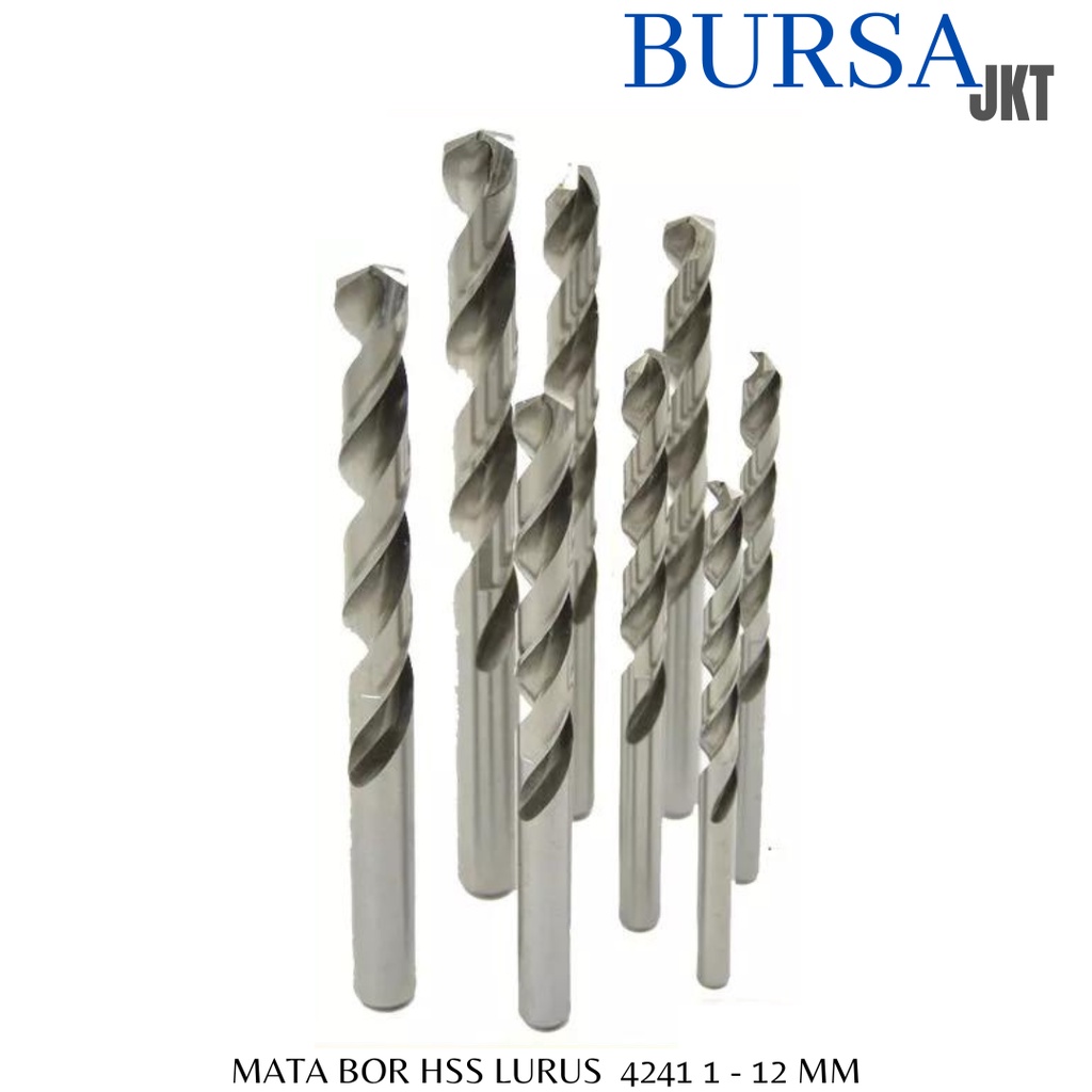 MATA BOR HSS BESI BAJA ALUMUNIUM DRILL BIT 4241 1 - 12 MM