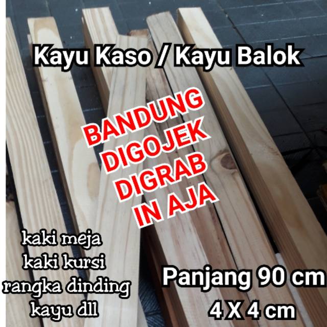 Kayu Pinus Kayu Kaso Balok 90cm