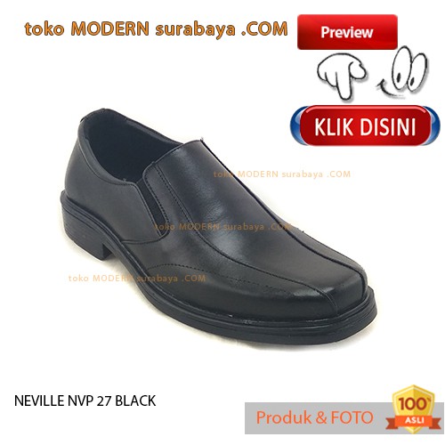 NEVILLE NVP 27 HITAM pantofel pria casual