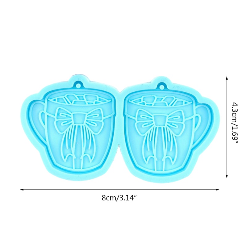 SIY  Nipple/Water Cup Shape Earrings Epoxy Resin Mold Keychain Pendant Silicone Mould