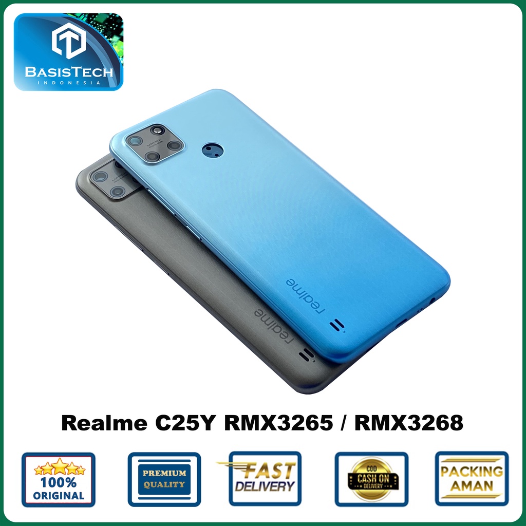 BACK COVER BACKDOOR CASING REALME C25Y RMX3265 RMX3268