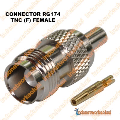 KONEKTOR CONNECTOR RG174 TNC F (FEMALE)