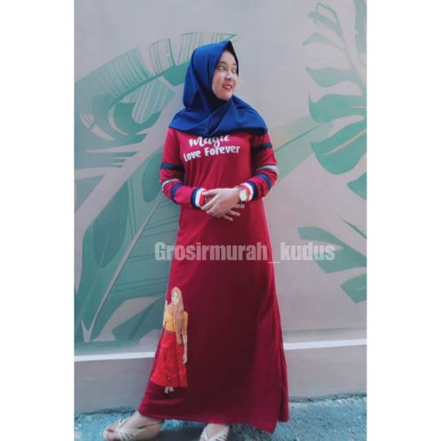 ( 1 KG = 4 PCS ) gamis muslimah/ gamis babyterry/ Gamis babyterry termurah/ babyterry