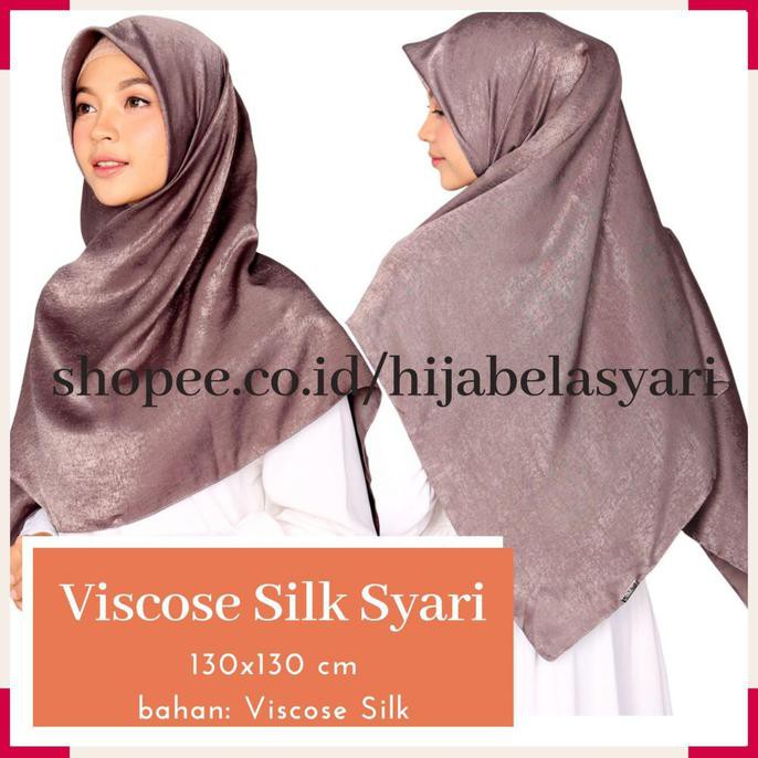 Open Order Hijab Voal Jilbab Umama Viscose Syari Kerudung Segi empat Polos Jumbo - Gold Beige Grosir