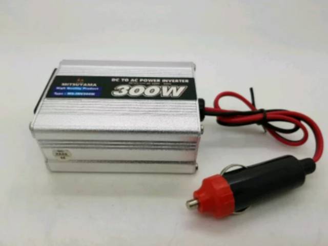 Power Inverter // 300 Watt Dengan USB 5V / Perubah Arus DC to AC // Penstabil Listrik DC to AC