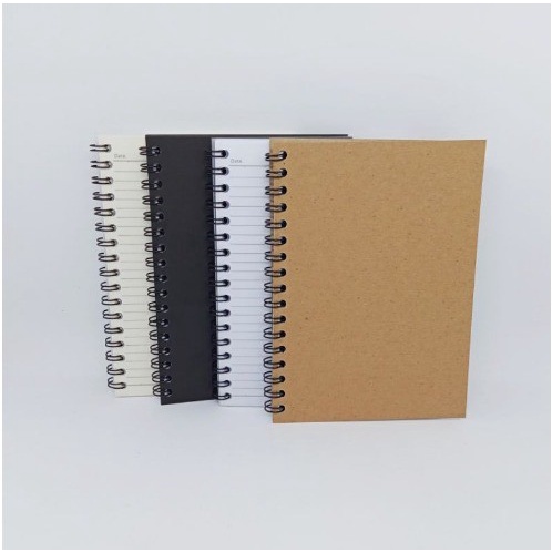 

[RESTOCK] NOTEBOOK MINI/BUKU NOTES /NOTEBOOK SPIRAL A6/BUKU CATATAN MURAH - Hvs hitam