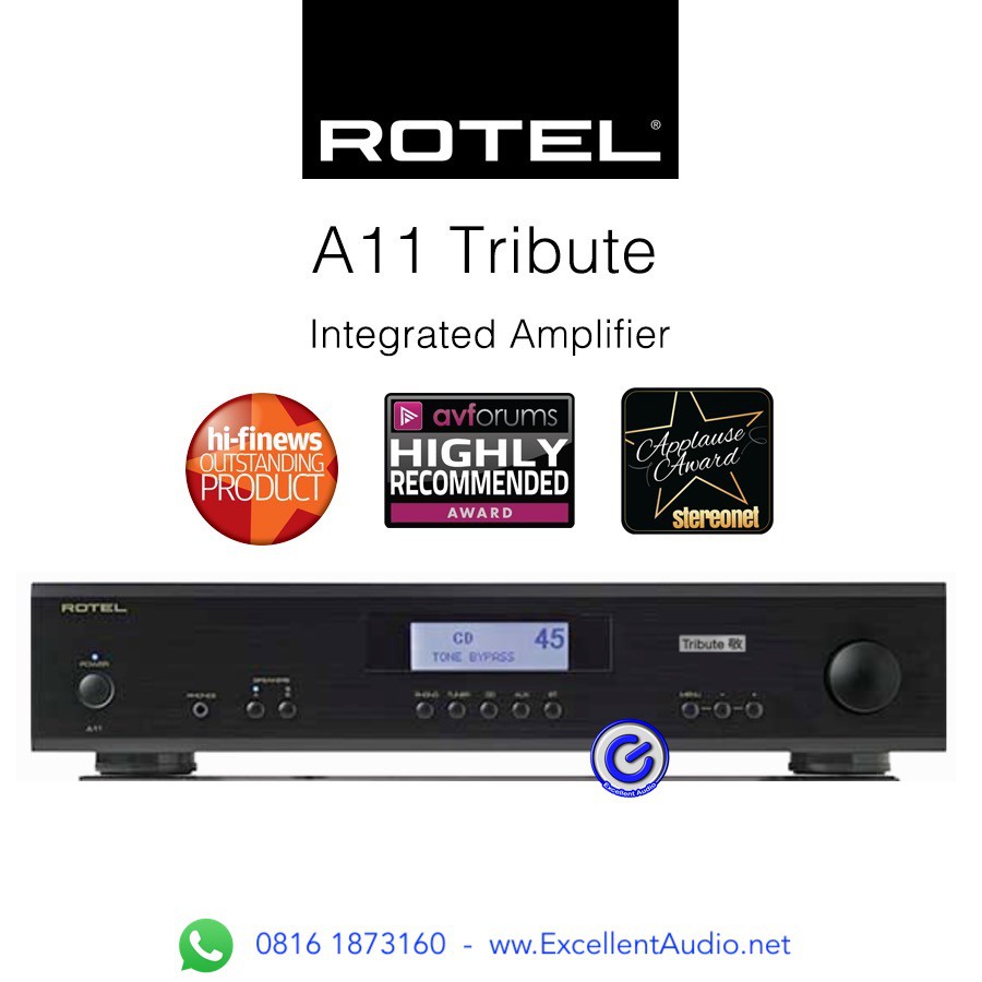 Rotel A11 Tribute Ken Ishiwata stereo integrated amplifier
