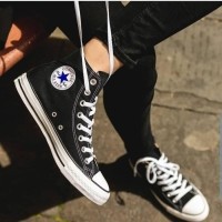 Sepatu Sneakers Sekolah/ All Star Tinggi (BISA COD) Sepatu Converse All Star Tinggi High Termurah