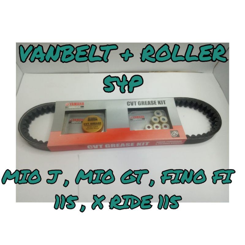 Vanbelt set MIO J 54P ORI ASLI YAMAHA YGP VANBELT ROLLER GEMUK CVT mio gt x