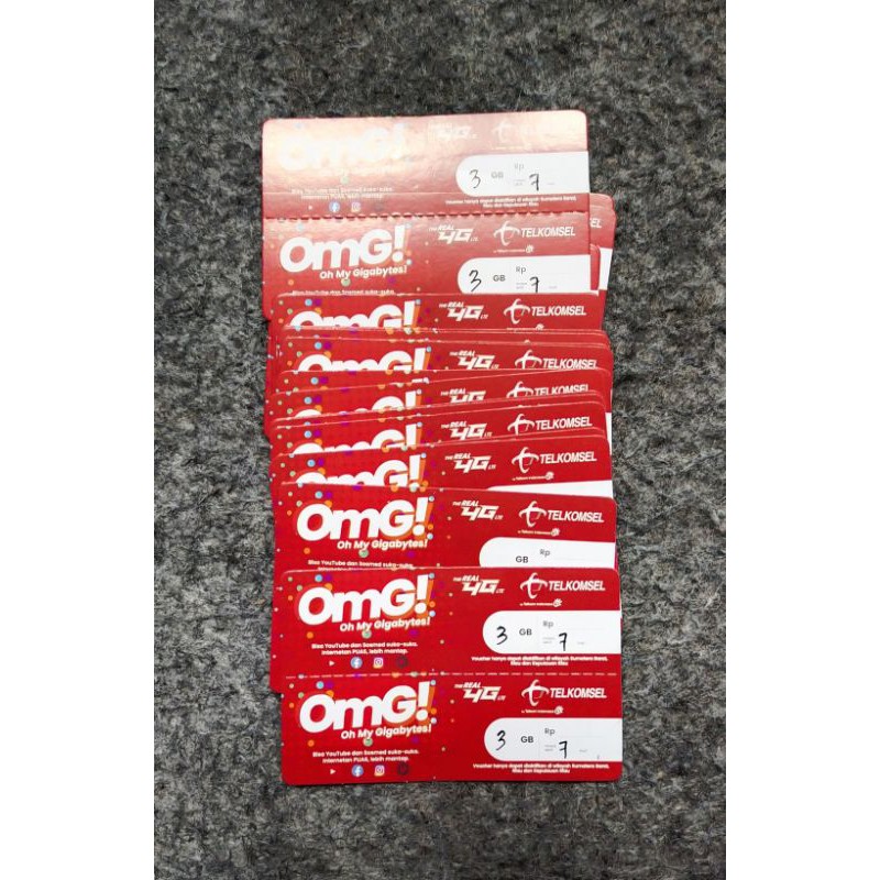VOUCHER TELKOMSEL 3GB/7HARI ( ZONA 1) SUMBAR
