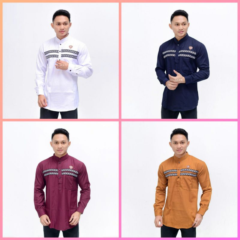 KOKO KURTA DEWASA LENGAN PANJANG||KOKO KURTA PRIA KEKINIAN||KOKO POLOS ORANG TUA||KOKO KURTA COWOK T