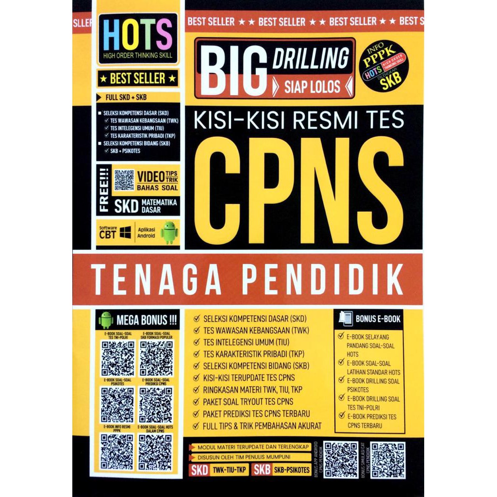 Buku Cpns 2021 Buku Sukses Tembus Cpns 2021 Big Drilling Tes Cpns Tenaga Pendidik Shopee Indonesia