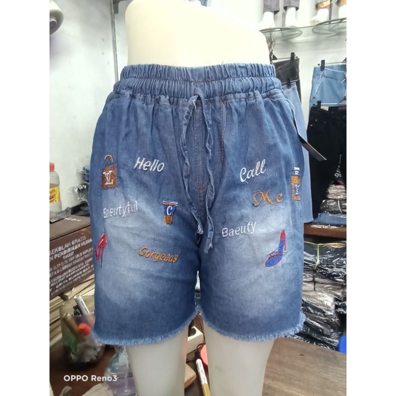 Celana Pendek Jeans Wanita Hot Pants Rawis Santai