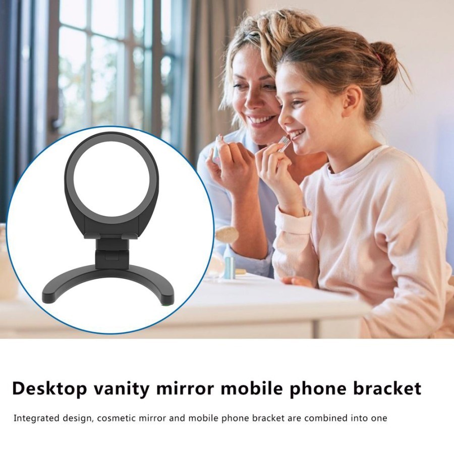 Phone Holder Desktop Stand Mobile Phone Mirror Beauty