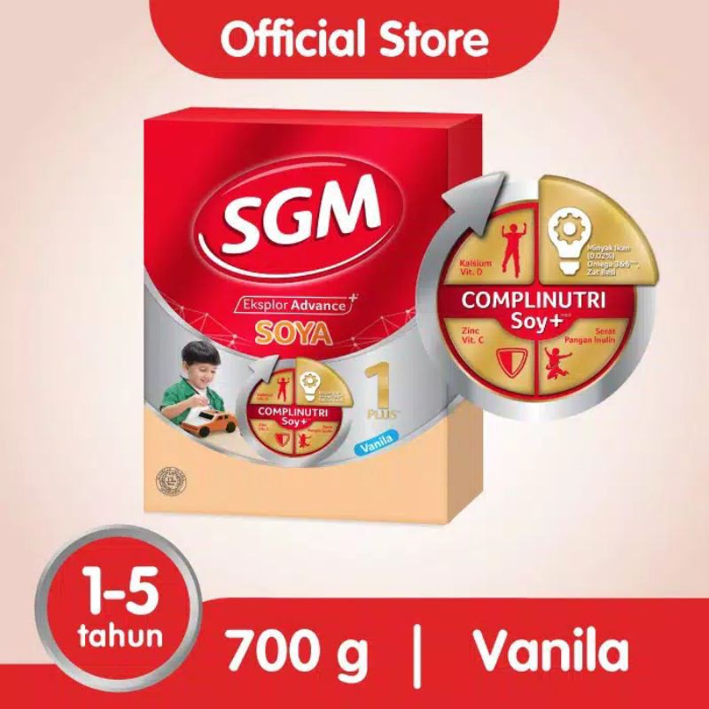 

SGM eksplor advance SOYA 1+ vanila 700g