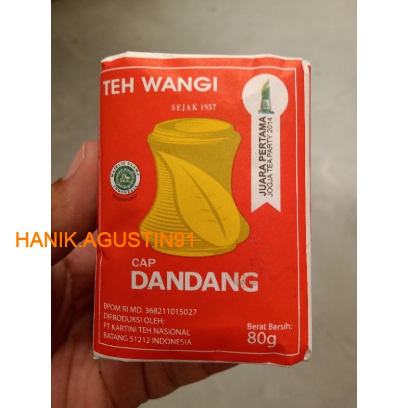 

Teh Dandang Merah 40Gr Teh Tubruk Wangi