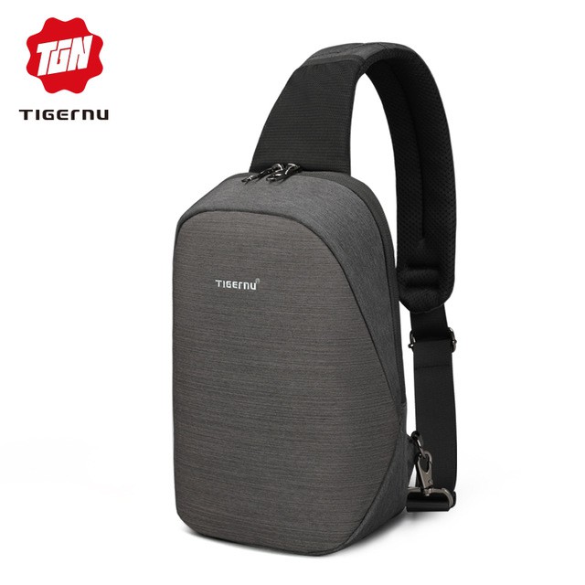 Tigernu Tas Selempang Crossbody Sling Bag Anti Maling - T-S8061 - Black/Gray