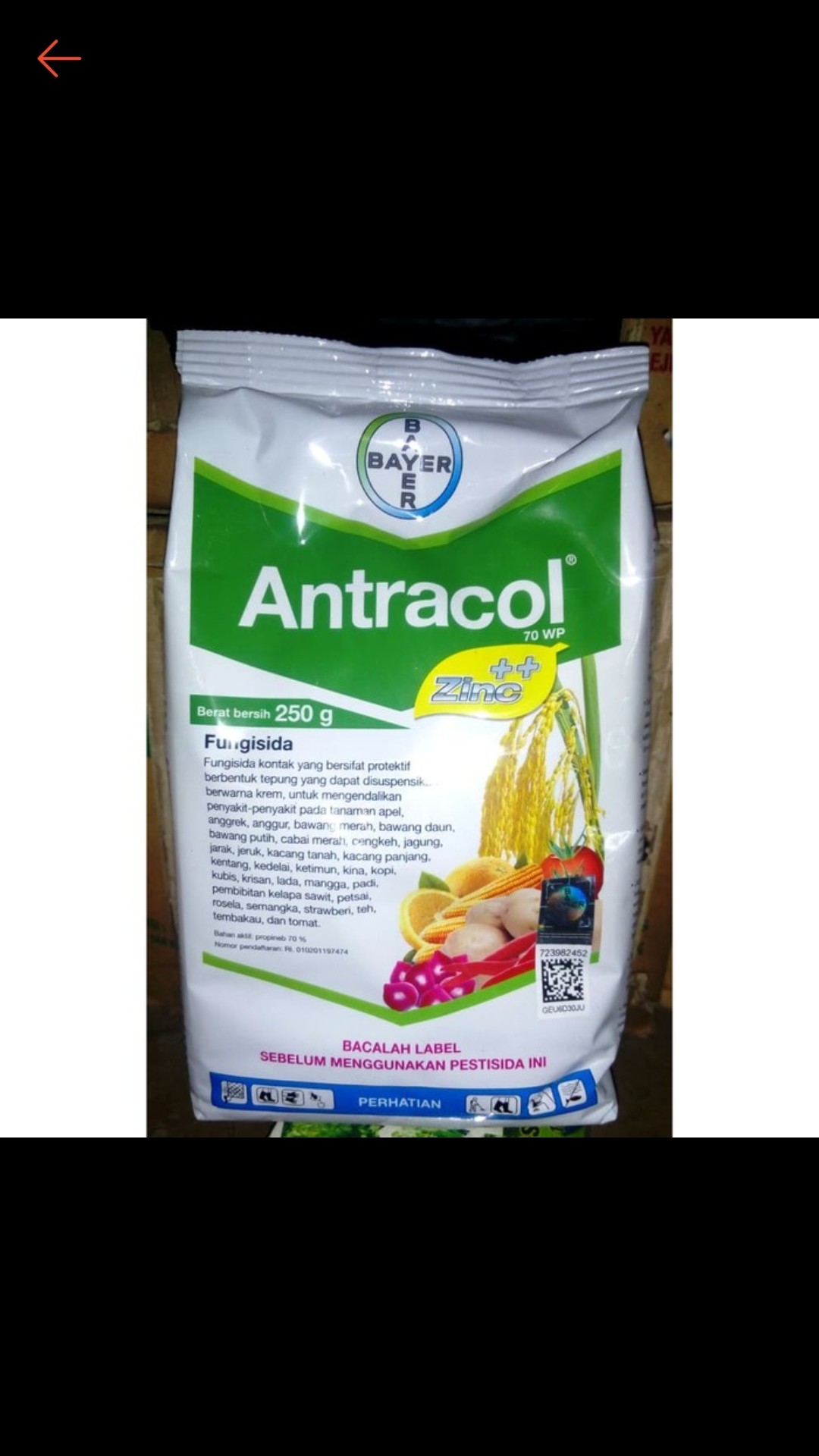 [bisa Cod] Fungisida Antracol 250 Gr Obat Tanaman Obat Jamur Obat Anggrek