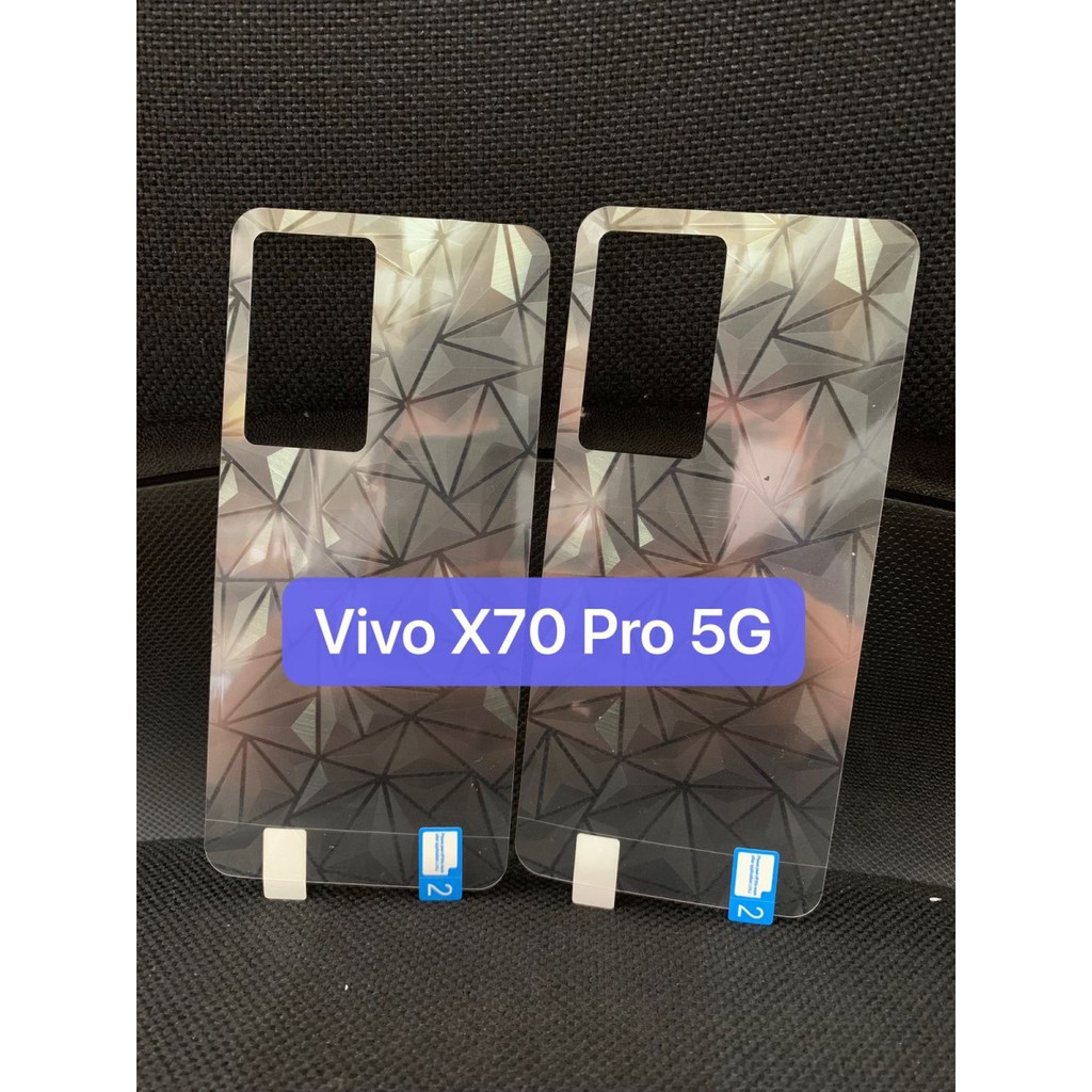 VIVO X70 PRO BACK SKIN DIAMOND 3D GARSKIN ANTI GORES BELAKANG