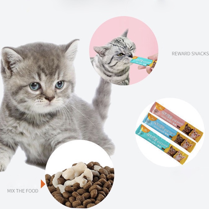 5 pcs Snack Kucing Cemilan Kucing Makanan Kucing