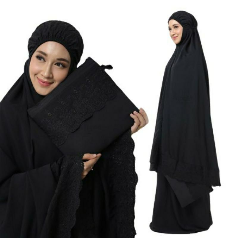 MUKENA DEWASA KHADIJAH JUMBO PREMIUM FREE TAS CANTIK