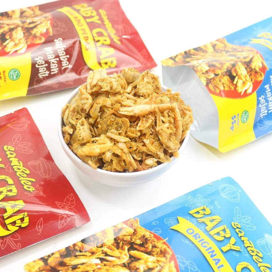 

3.15 Sell✔️ BABY CRAB CRISPY BEST SELLER | IZIN PIRT HALAL | BABY RAJUNGAN | KEPITING KRIUK | CAMILAN | SEAFOOD | SNACK | NEW | REBORN | Rilis | New event