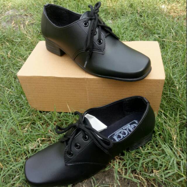 Sepatu paskibra hitam tali wanita pantopel lancar jaya abadi