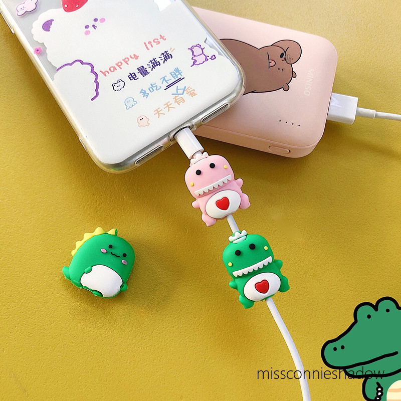 Pelindung Kabel Data / Charger / Earphone Bentuk Kartun Lucu