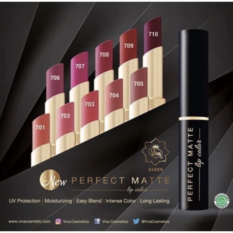 VIVA QUEEN PERFECT MATTE  LIP COLOR with SERUM