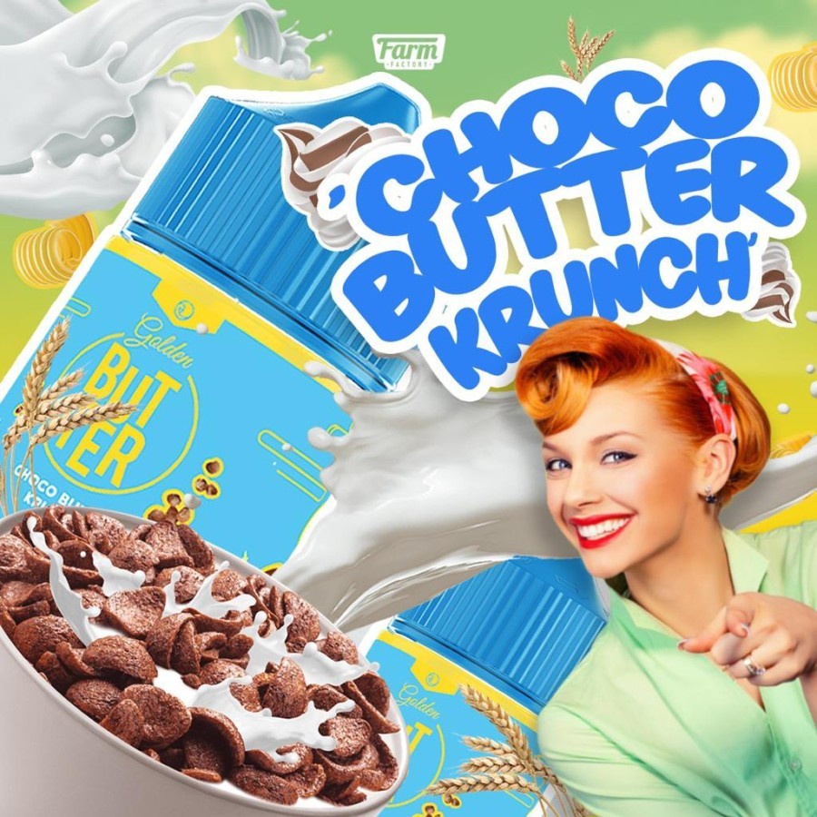 Golden Butter V3 Choco Butter Krunch Authantic 60ML 3-6MG