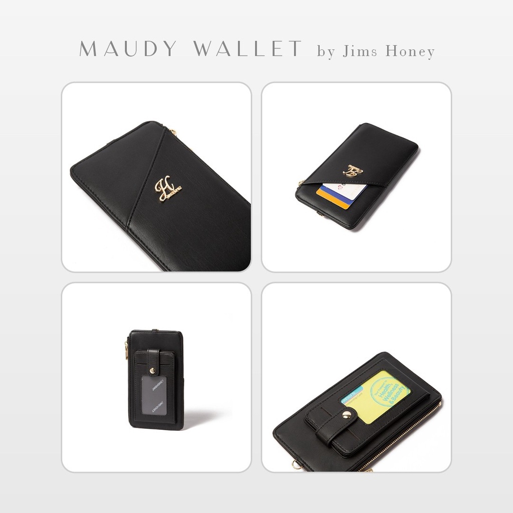 MAUDY Wallet Jims Honey Dompet  Panjang Wanita Kartu Original Muat Banyak Trandy Simple